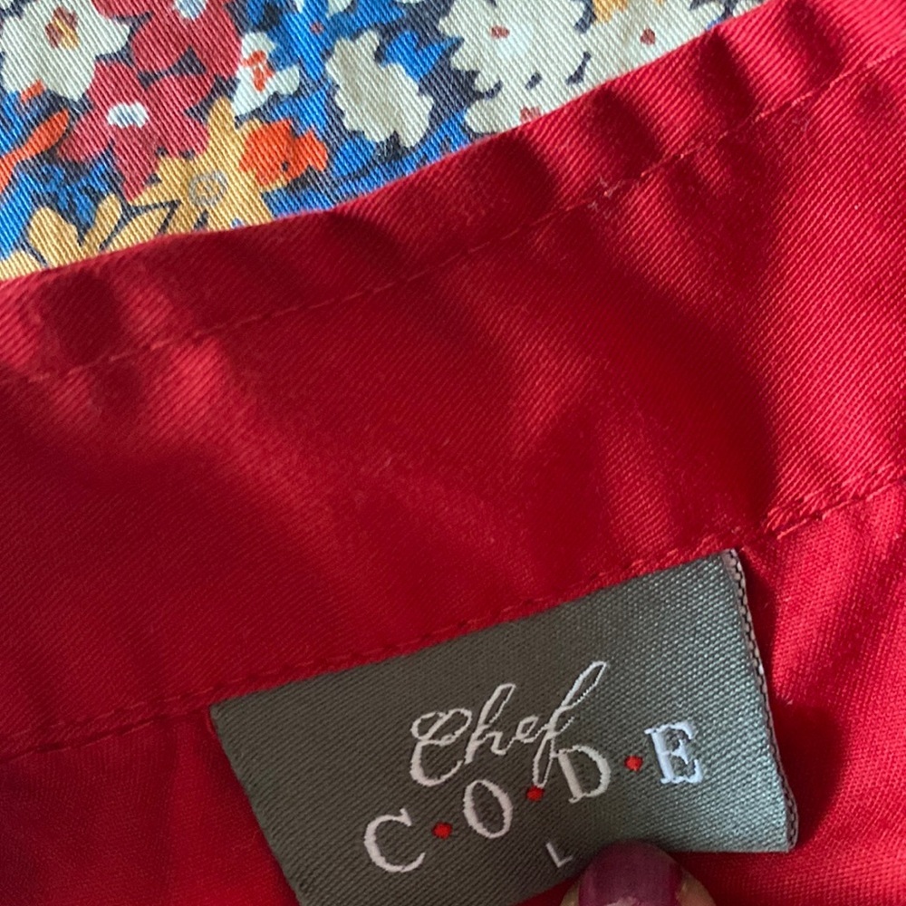 Chef Code Large red button down Shirt - Picture 13 of 16